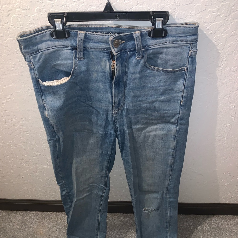 High Rise Stretch Skinny Jeans